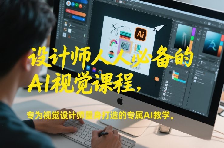 设计师人人必备的AI视觉课程，专为视觉设计师量身打造的专属AI教学-优创库云网创