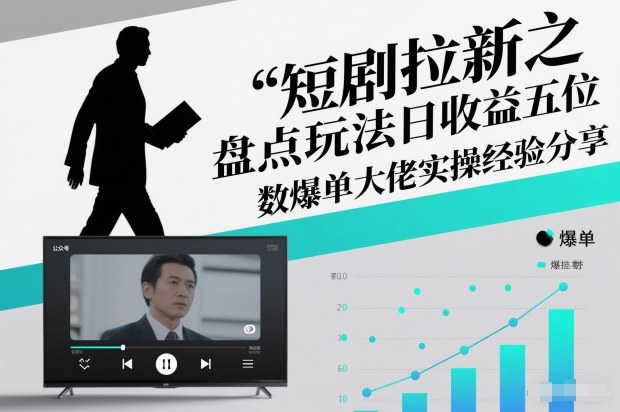 短剧拉新之盘点玩法日收益五位数爆单大佬实操经验分享-优创库云网创