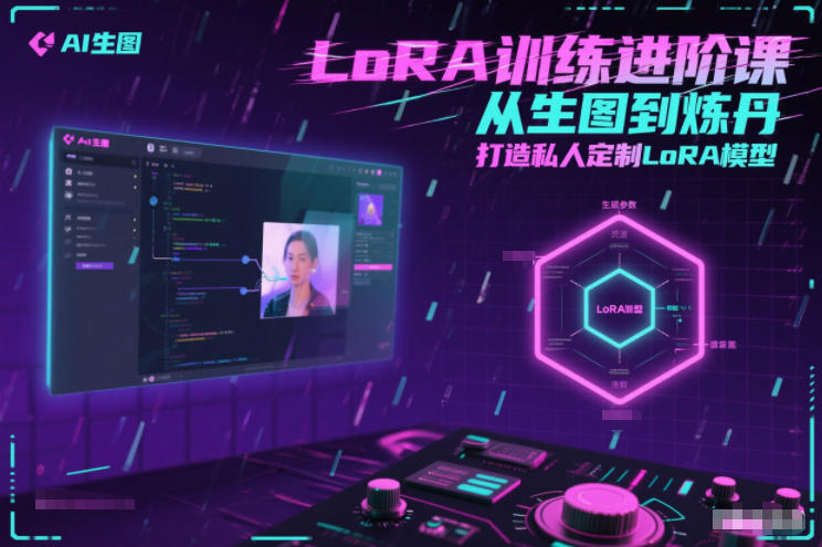 LoRA训练进阶课，从生图到炼丹，打造私人定制LoRA模型-优创库云网创