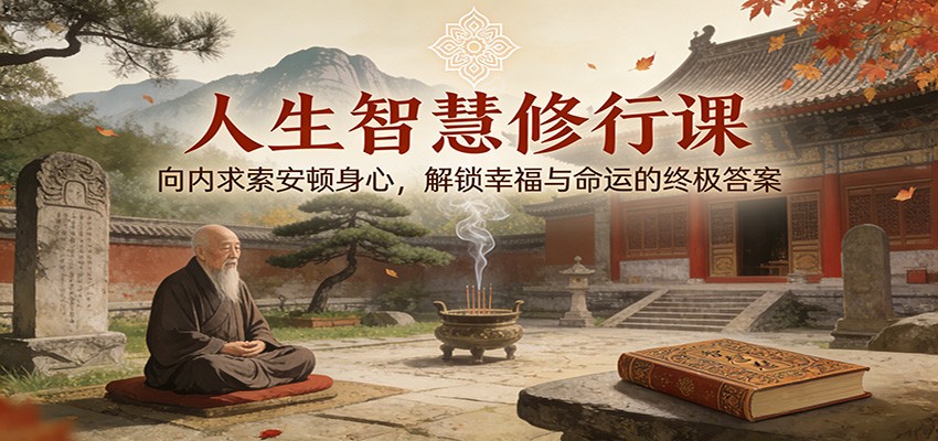 人生智慧修行课：向内求索安顿身心，解锁幸福与命运的终极答案-优创库云网创