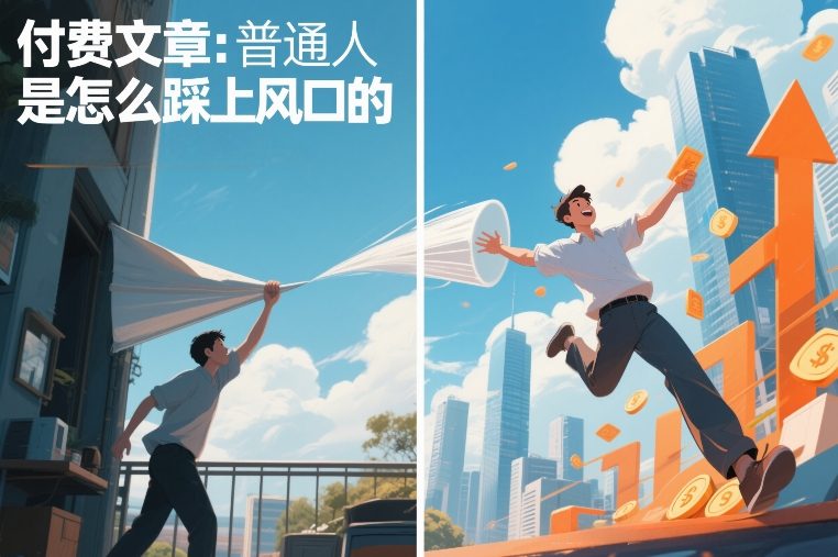 付费文章：普通人是怎么踩上风口的-优创库云网创