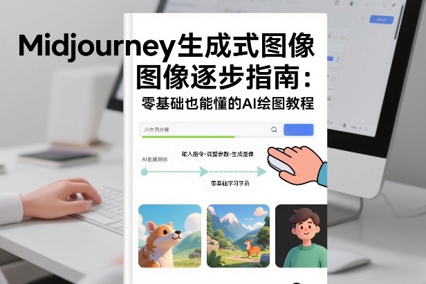 Midjourney生成式图像逐步指南：零基础也能懂的AI绘图教程-优创库云网创