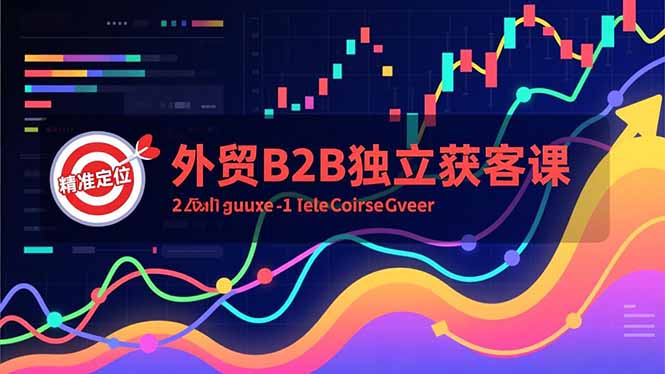 外贸B2B独立获客课，Facebook主页搭建、消息互动广告、精准定位，打造高询盘系统-优创库云网创
