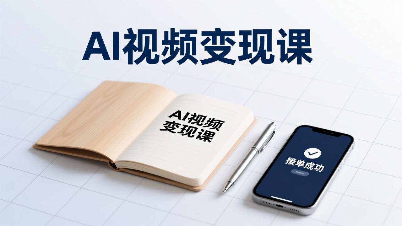 AI视频变现课，学完即可创作短片、接商单，实现副业增收，单项目报价可达千元-优创库云网创